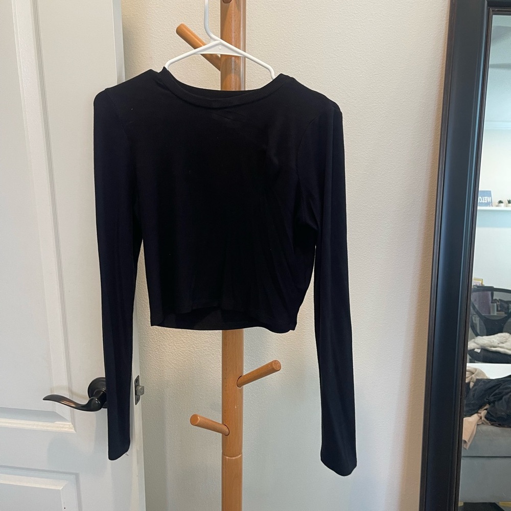 Black and brown long sleeve